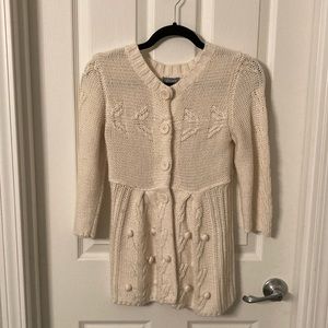 Women’s Delia’s size S knit cream colored cardigan